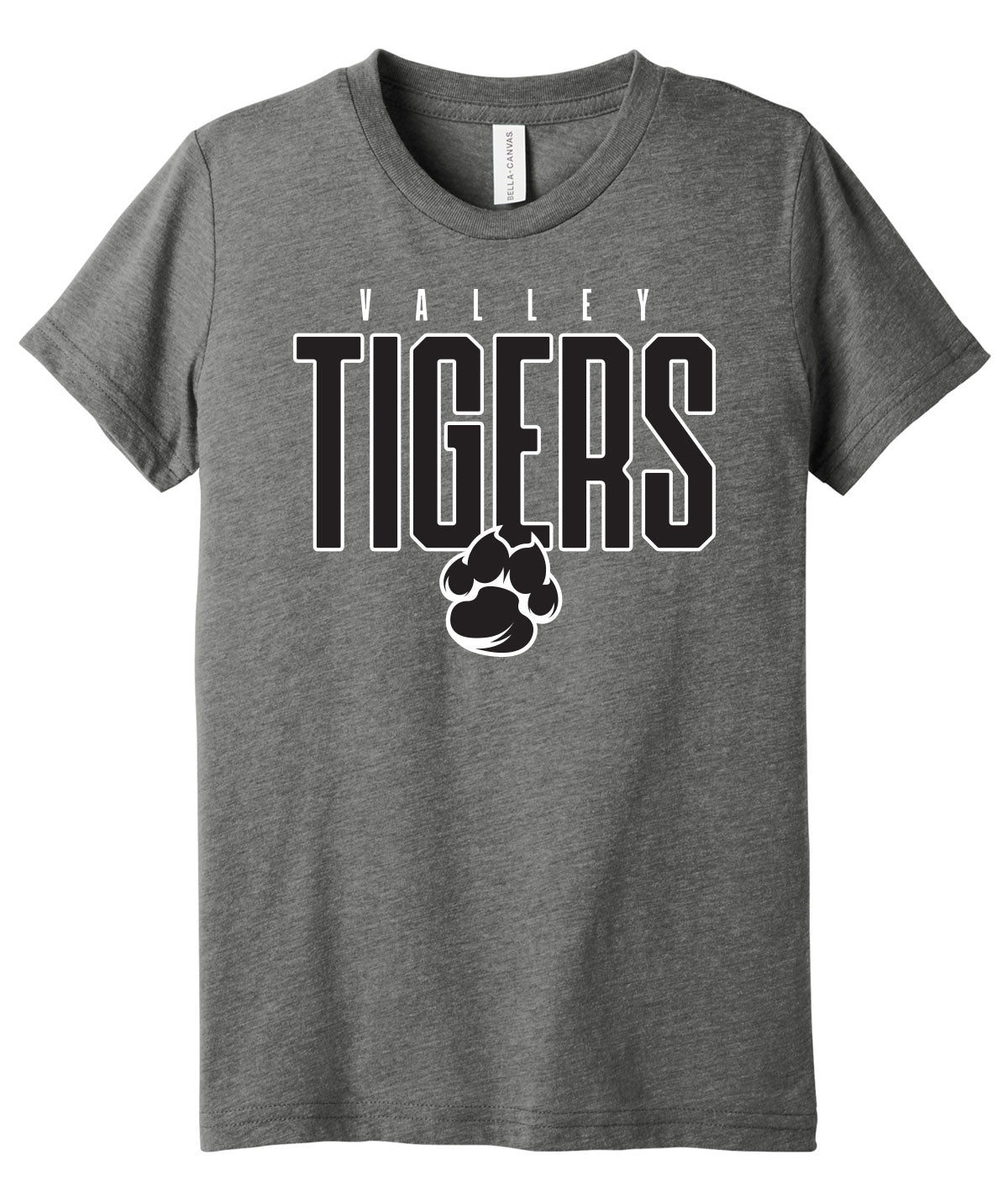 Jordan Creek - Valley Tigers Throwback Triblend Youth Tee