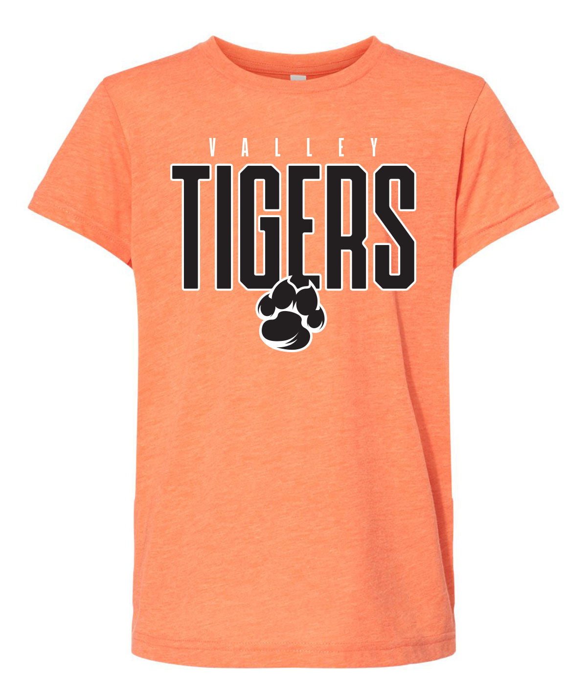 Valley Tigers Throwback Triblend Youth Tee