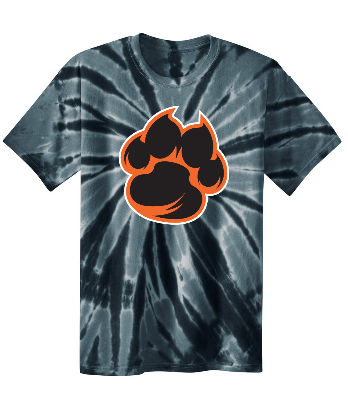 Tiger Paw Youth Tie-Dye Tee
