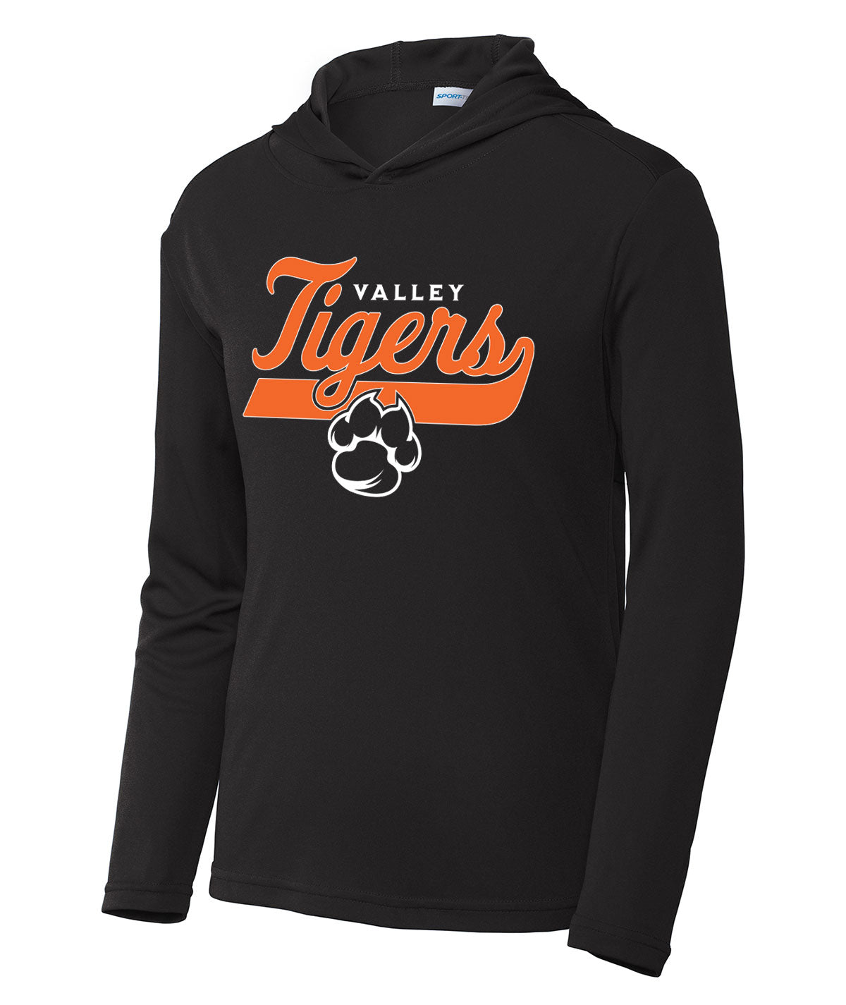 Tigers Script Youth Performance Hoodie Pullover