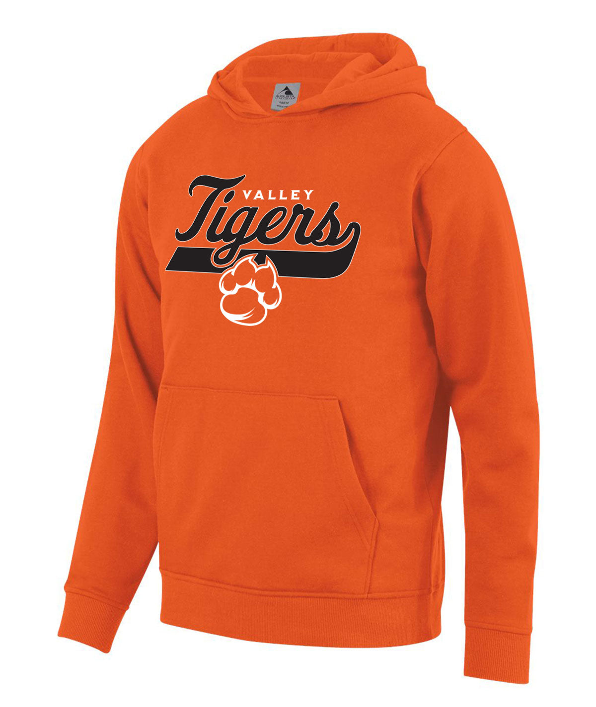 Tigers Script Youth Performance Hooded Sweatshirt