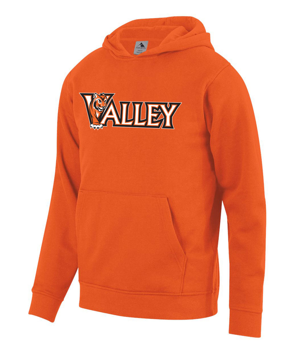 Valley Tiger Wordmark Youth Performance Hooded Sweatshirt