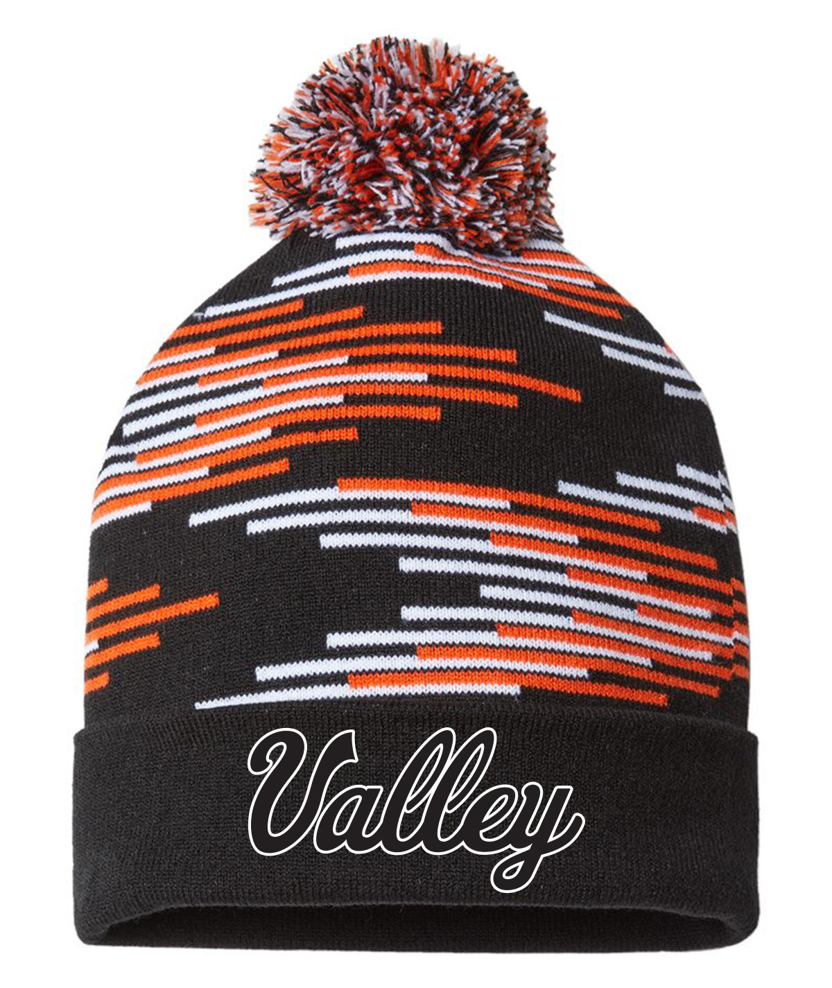 Valley Bar Pom Beanie