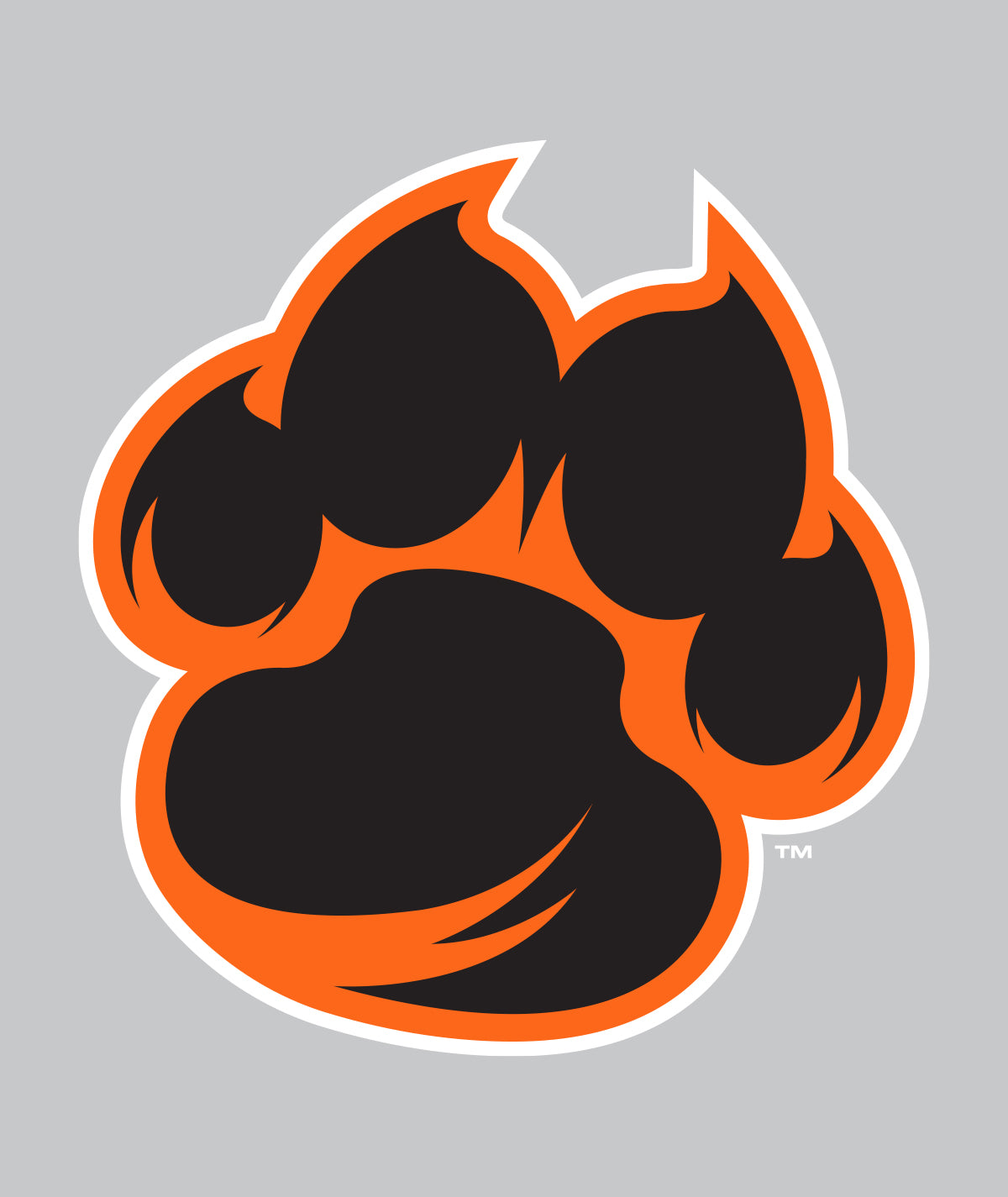 Tiger Paw Window Cling