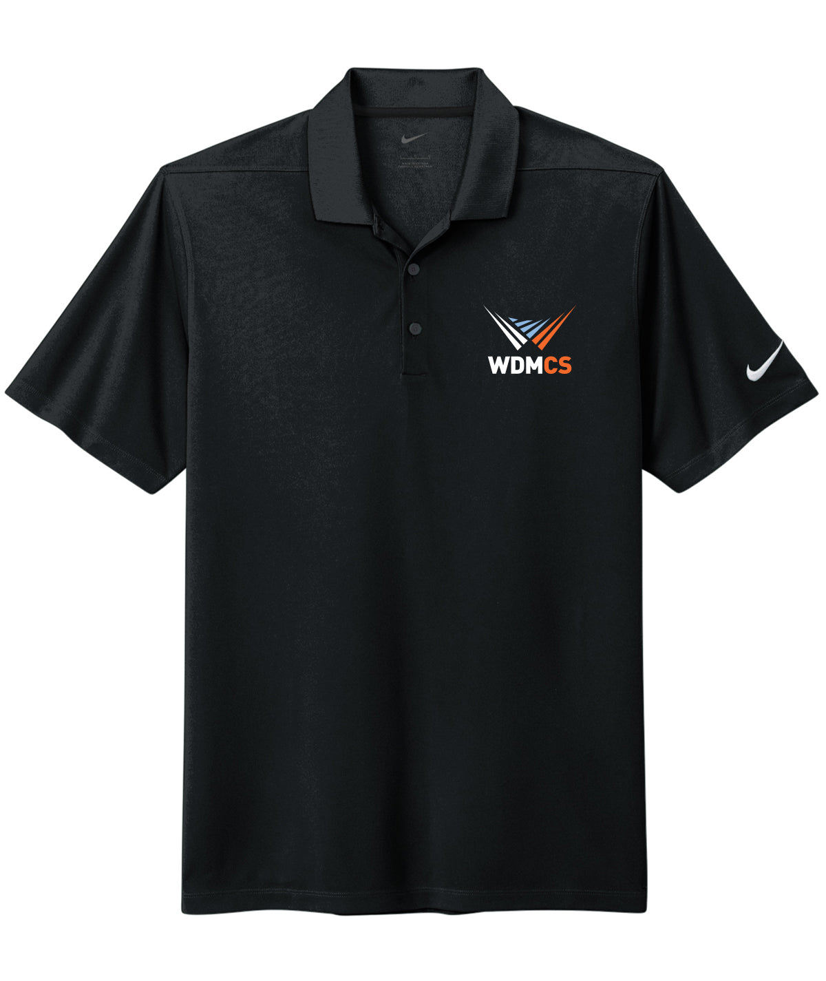 メンズウェア NIKE/SWOOSH LOGO MICRO PRINT POLO SHIRTS Nike Men Polo Shirt Short M Black Swoosh Logo Dri-Fit