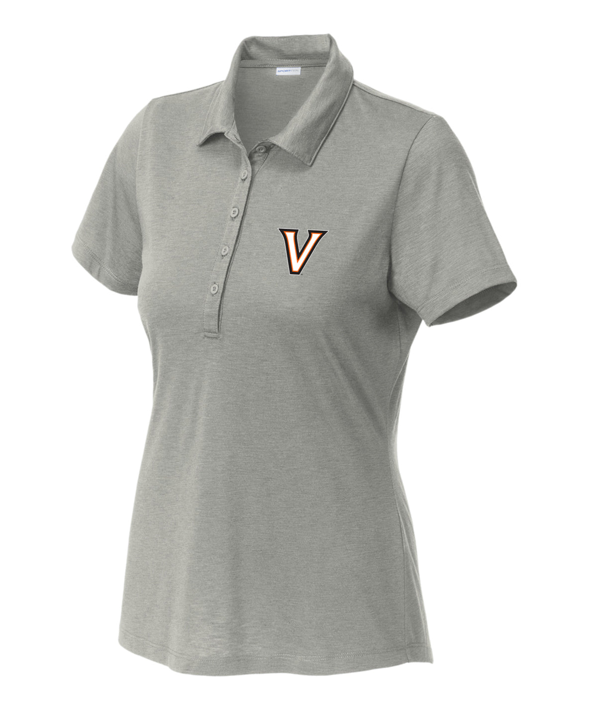 District Womens Heathered Polo