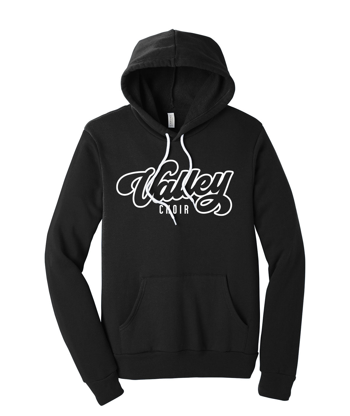 Valley Choir Script Fleece Hoodie Sweatshirt