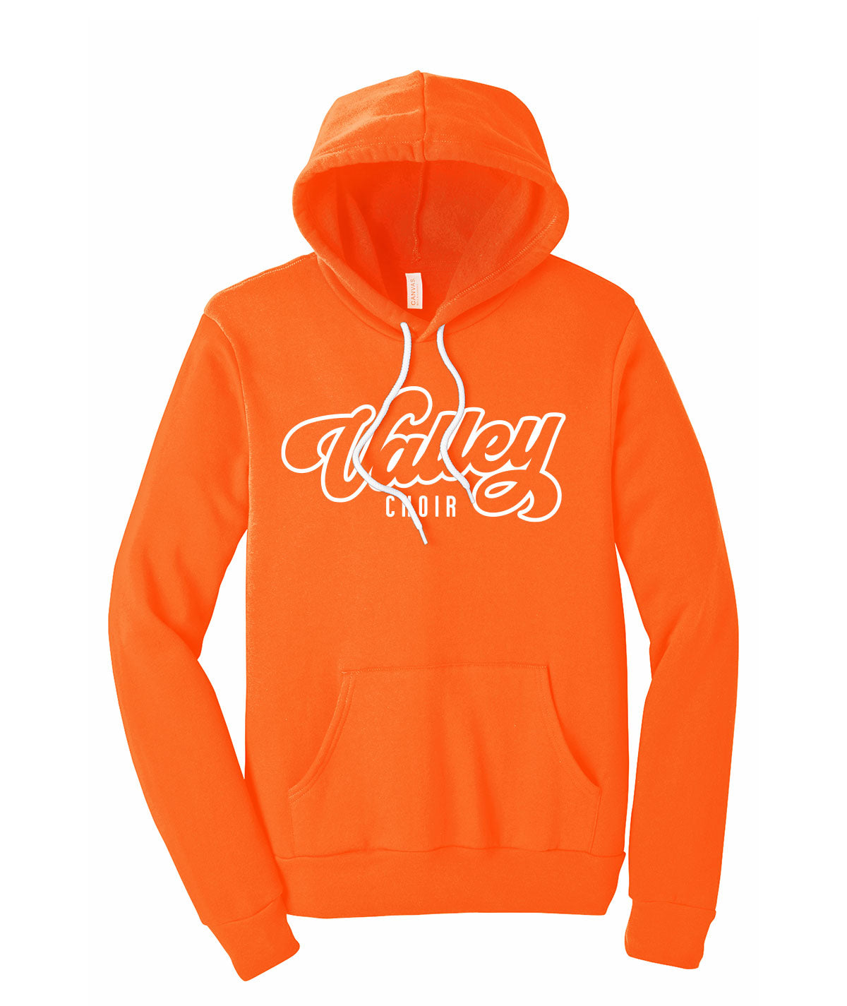 Valley Choir Script Fleece Hoodie Sweatshirt