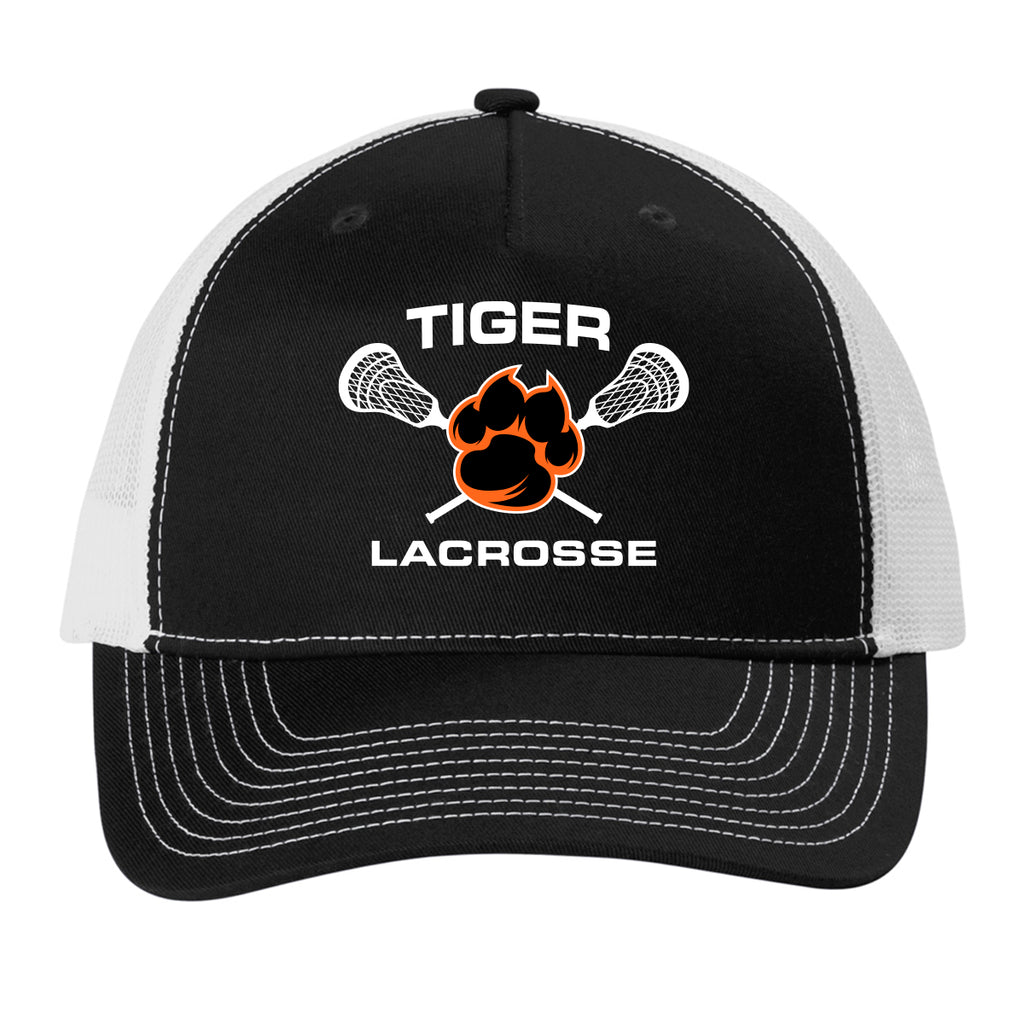 Tiger Lacrosse Snapback Trucker Cap