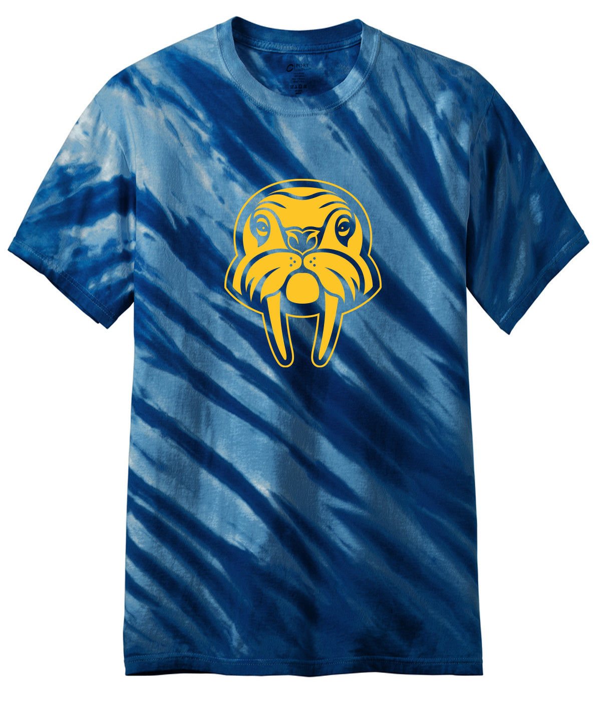 Walrus Striped Tie-Dye Tee