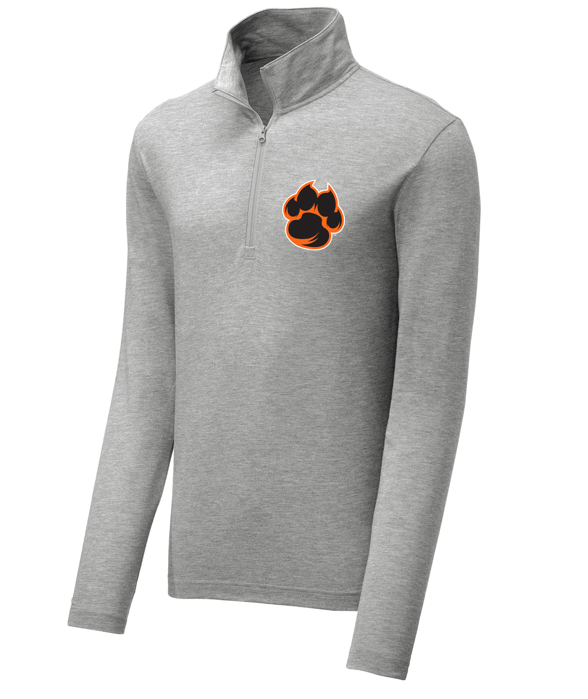 School Pride Mens Triblend 1/4 Zip Pullover