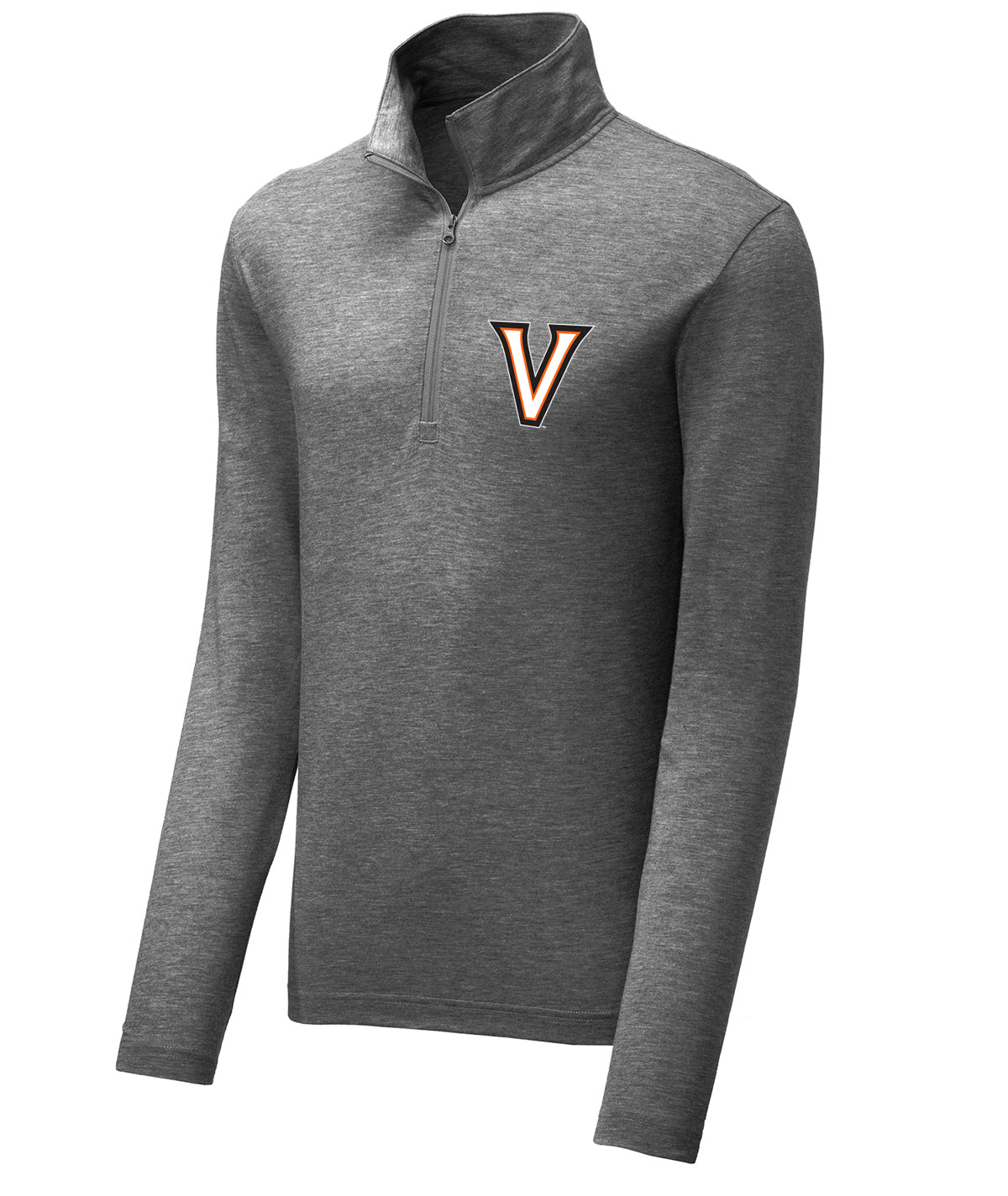 School Pride Mens Triblend 1/4 Zip Pullover