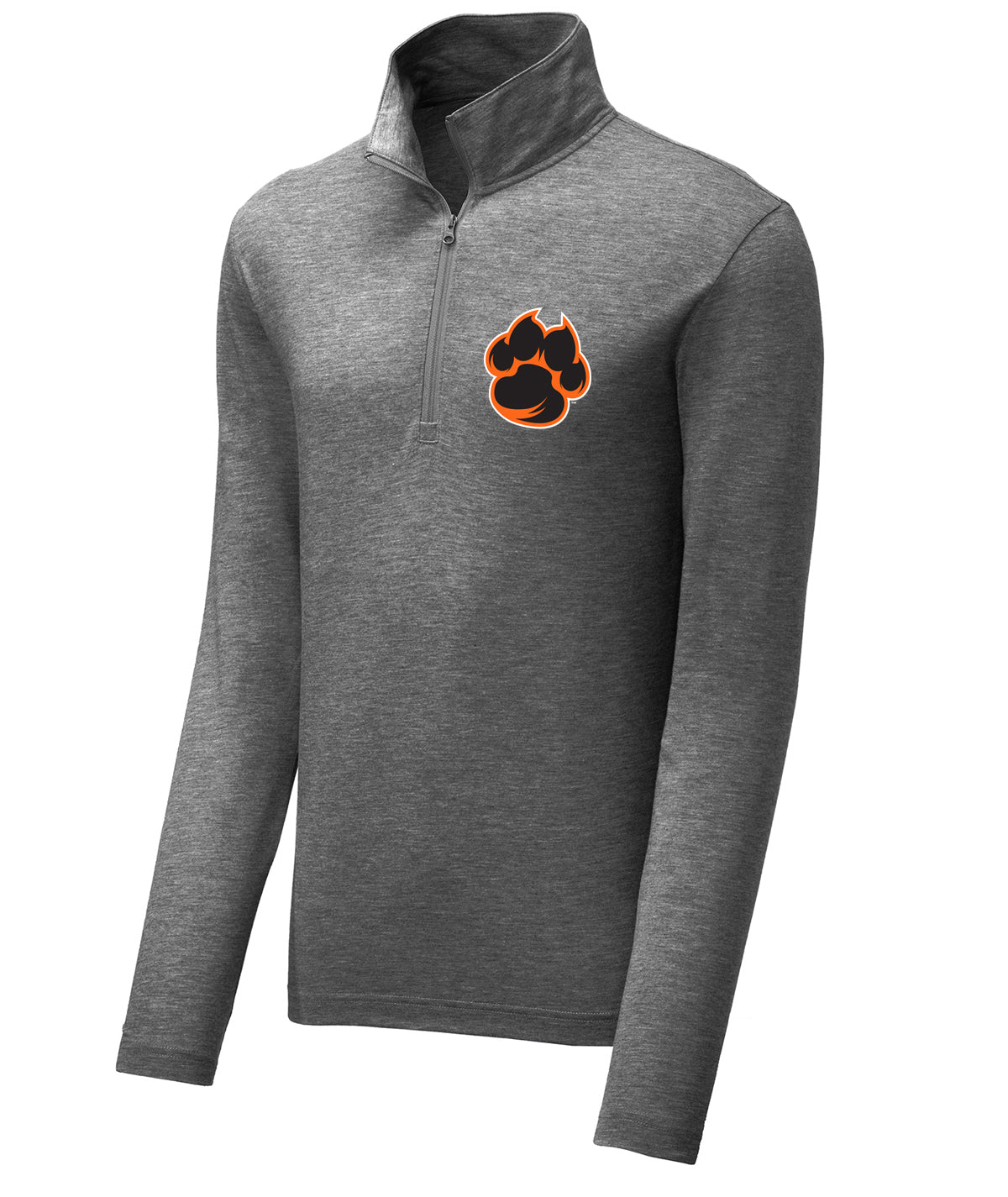 School Pride Mens Triblend 1/4 Zip Pullover