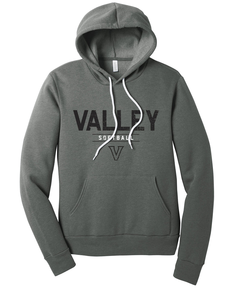 Valley Softball Fleece Pullover Sweatshirt