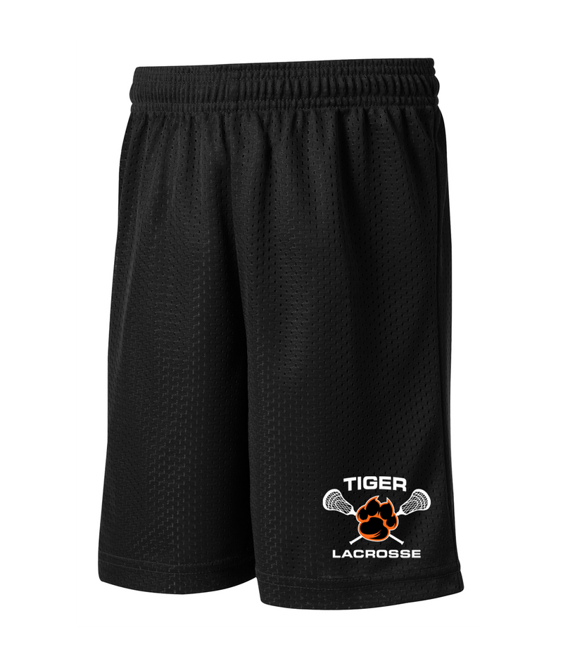 Tiger Lacrosse Youth Mesh Shorts